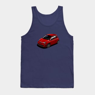 Bright red abarth 595 Tank Top